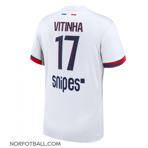 Billige Fotballdrakt Paris Saint-Germain Vitinha #17 Replika Bortedrakt 2025-26 Kortermet Billige Fotballdrakt Paris Saint-Germain Vitinha #17 Replika Bortedrakt 2025-26 Kortermet